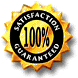 100% satisfaction guarantee