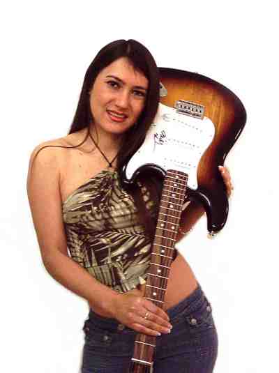 Alba and Billy Sheehan Guitar